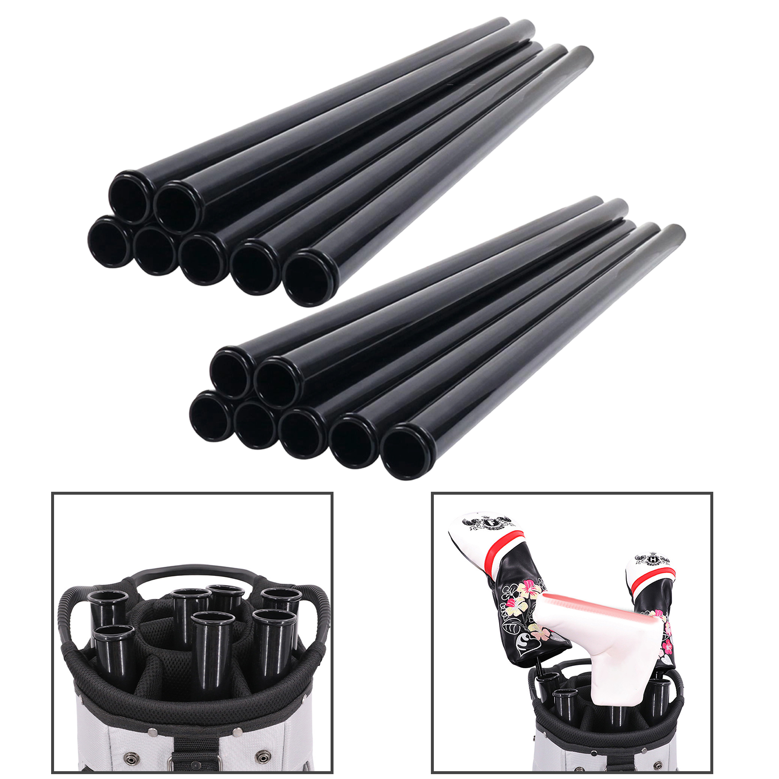 Golf Equipment Youtube - 14x Golf Club Tube Gift Black