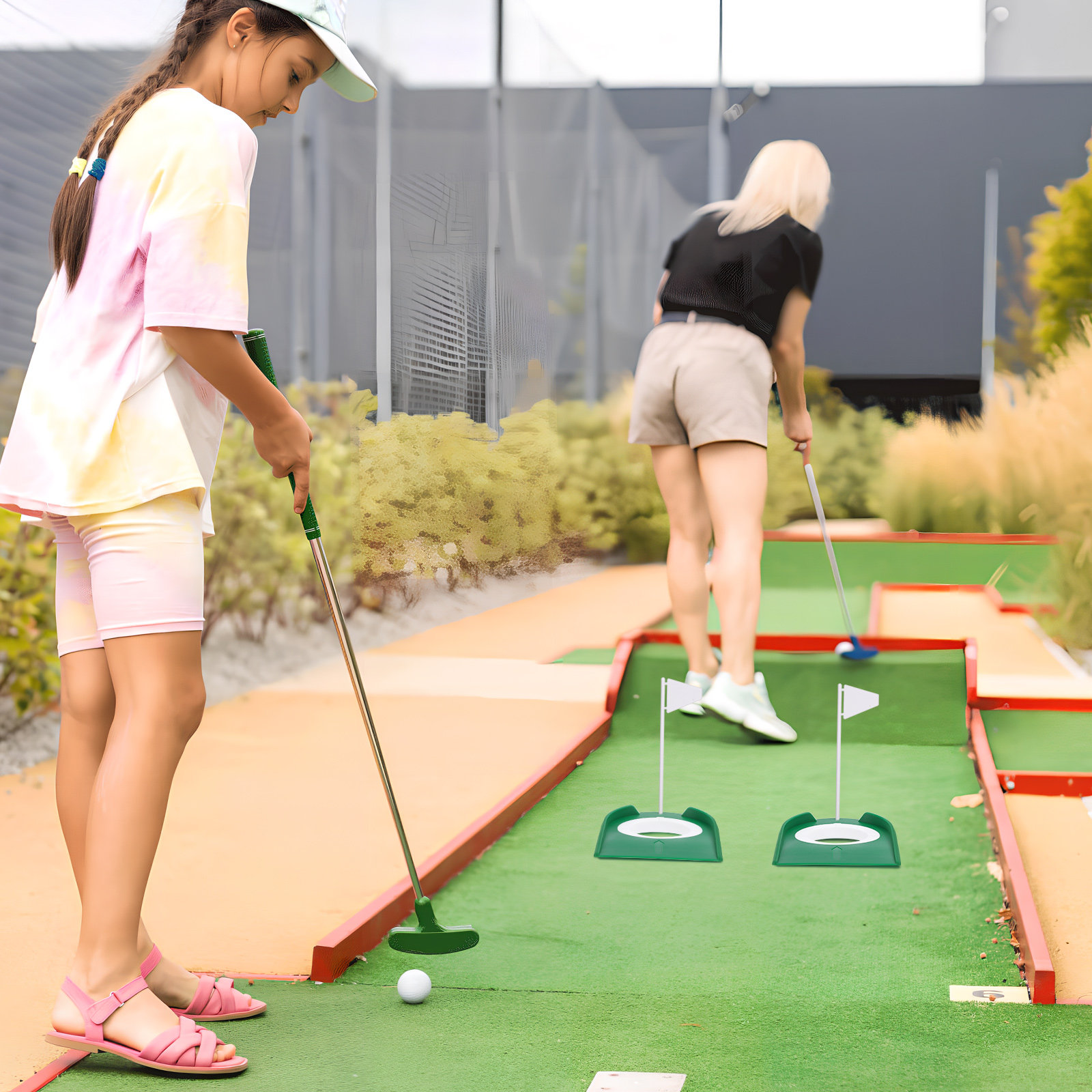 Golf Equipment Beginners - 2Pcs Golf Putting Cups Lightweight Portable