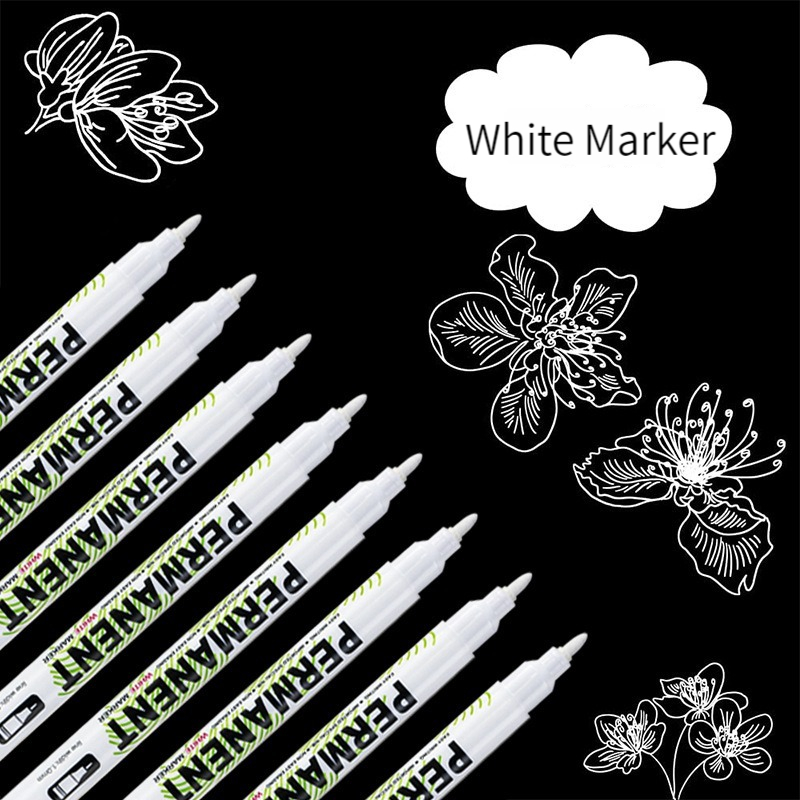Tee Height Marker - 1-20Pcs White Marker Pen Alcohol Paint