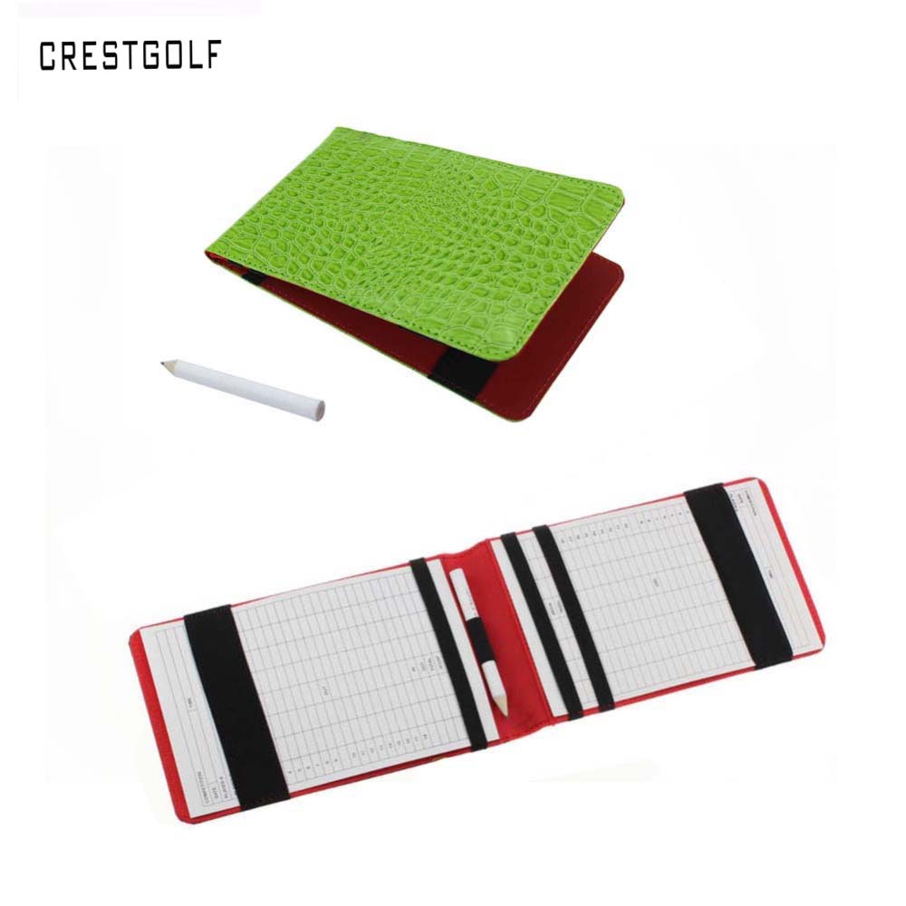 Golf Scorecard Holder - CRESTGOLF Promotion Golf Score Card Holder