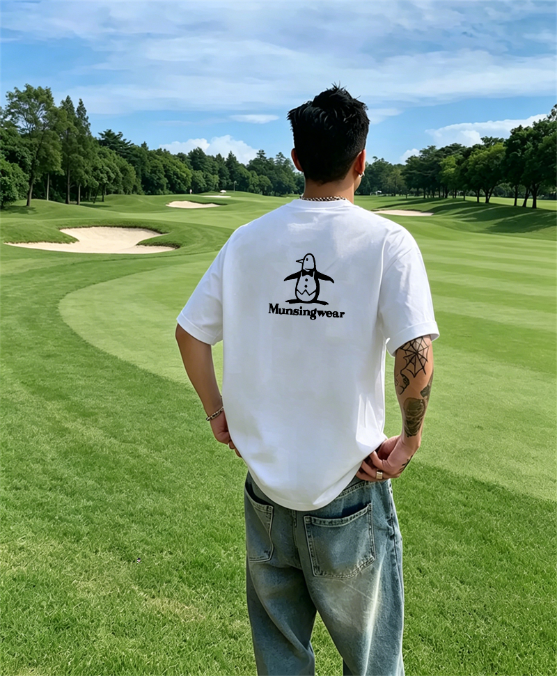 Men's Golf T-Shirt Short Sleev - Golf Equipment Logo avaliação e preço