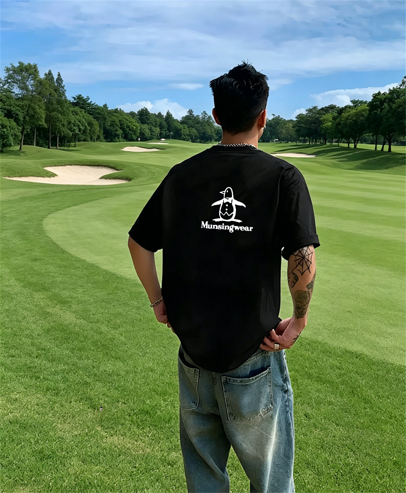 Men's Golf T-Shirt Short Sleev - Golf Equipment Logo avaliação e preço