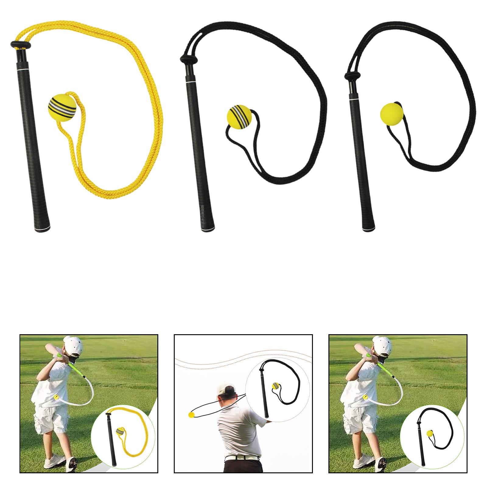 Golf Swing Trainer Elastic Rop - Golf Equipment Beginners avaliação e preço