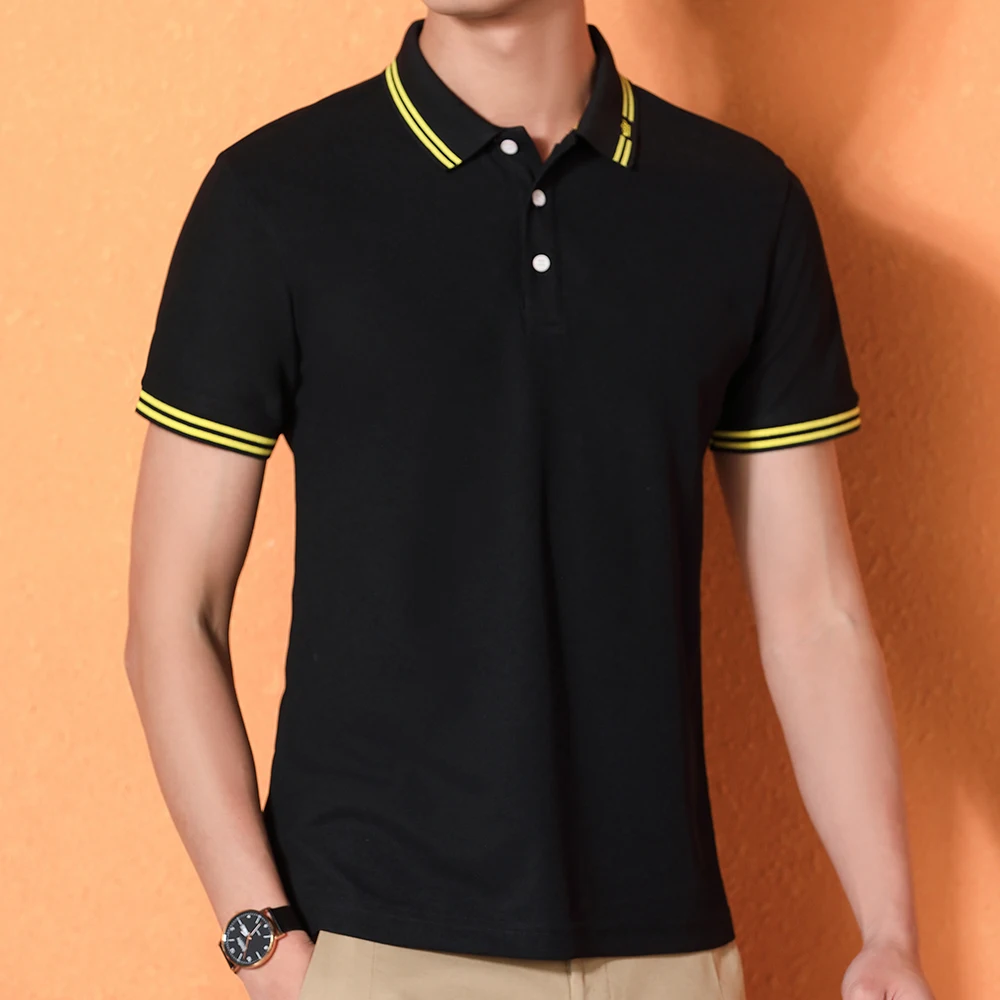 Men Polo T-shirt Logo Customiz - Golf Equipment Logo avaliação e preço
