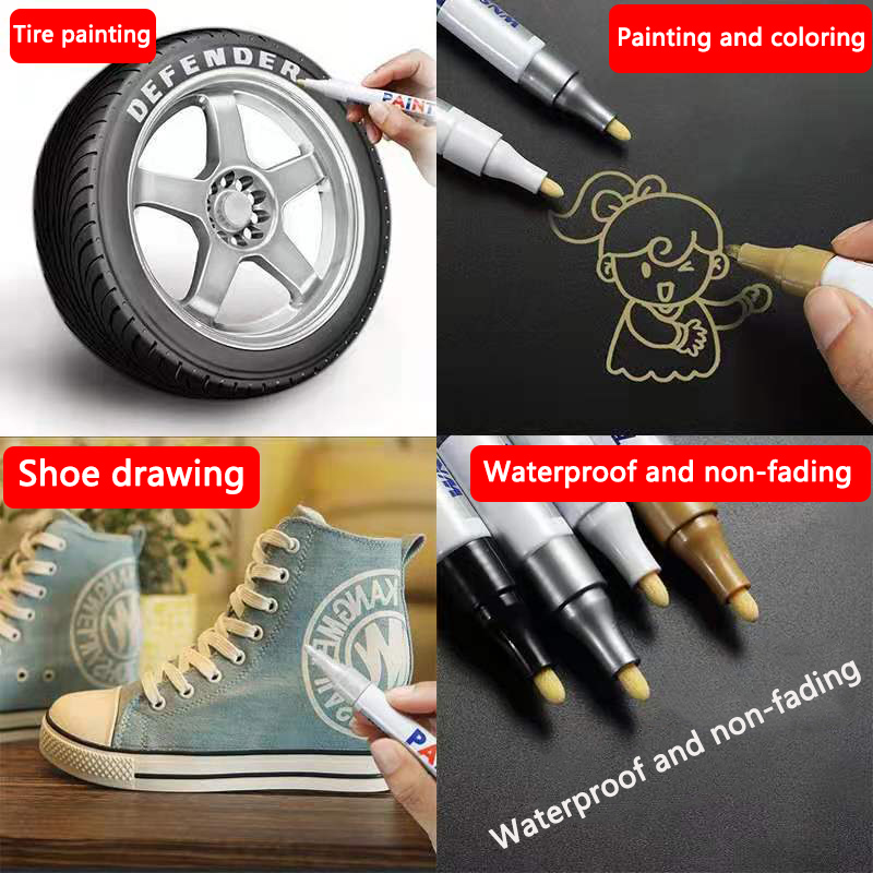 5 Pcs White Marker Paint Pens  - Tee Height Marker avaliação e preço