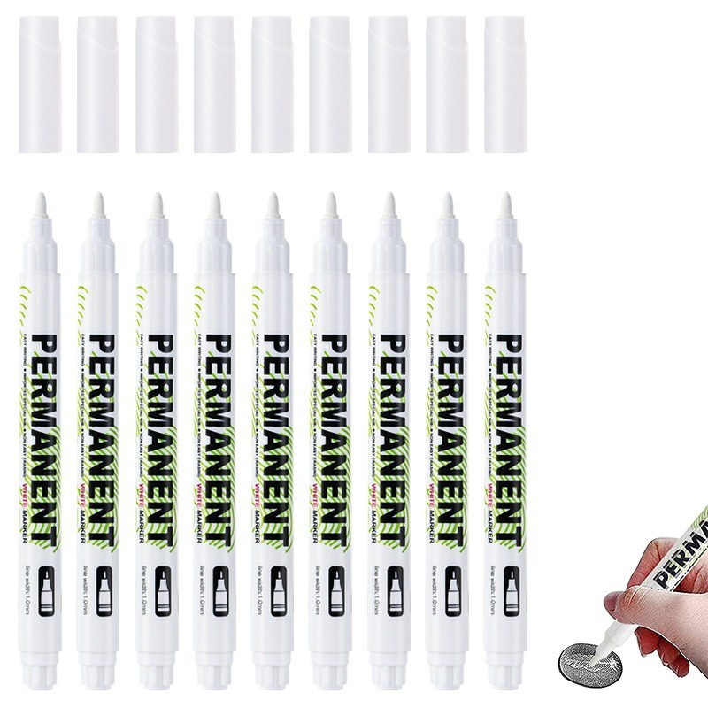 1-20Pcs White Marker Pen Alcoh - Tee Height Marker avaliação e preço