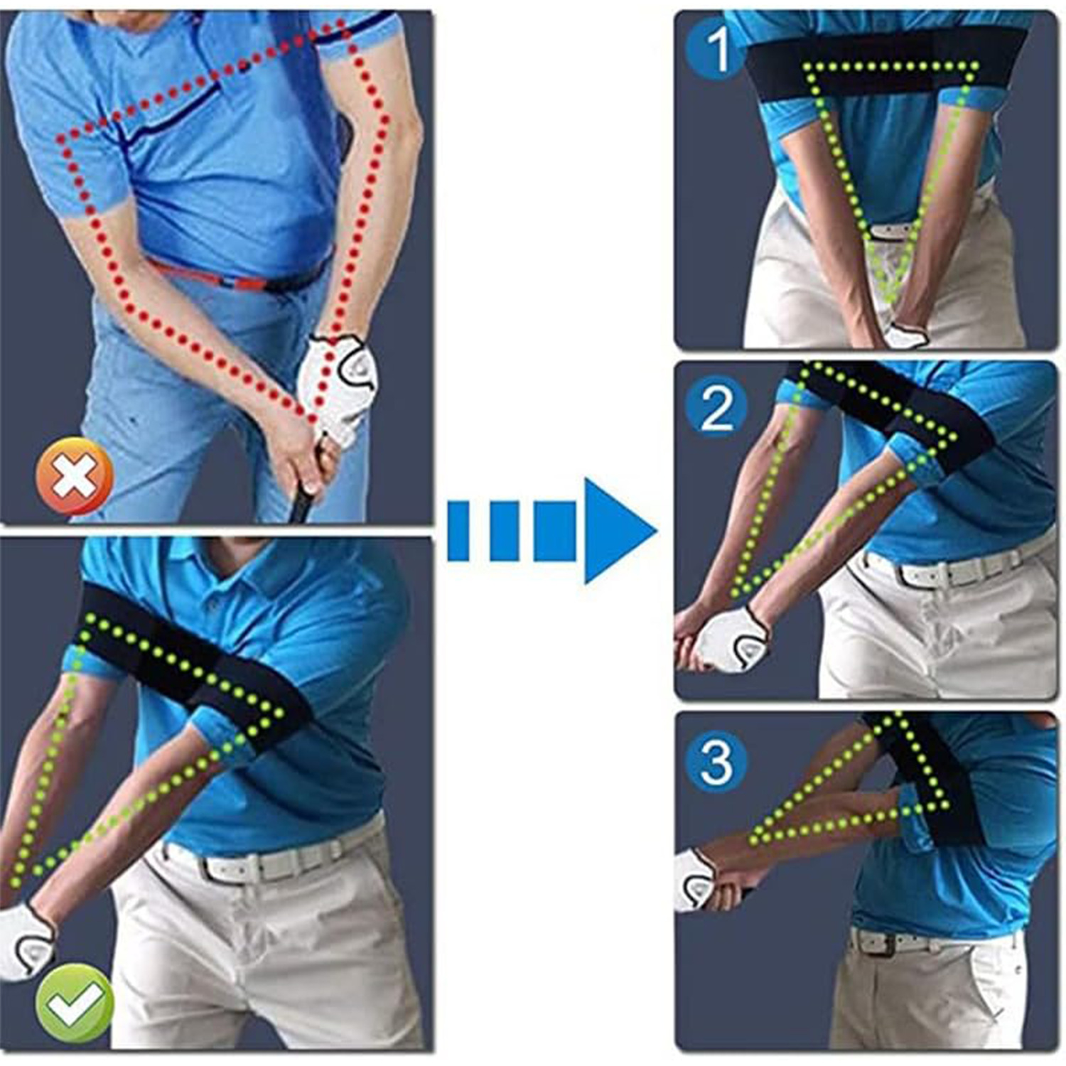 3pcs/set For Beginners Golf Sw - Golf Equipment Beginners avaliação e preço