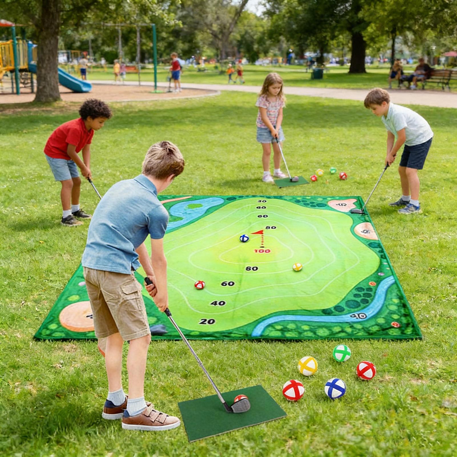 Golf Practice Mat Exercise Pra - Golf Equipment Beginners avaliação e preço