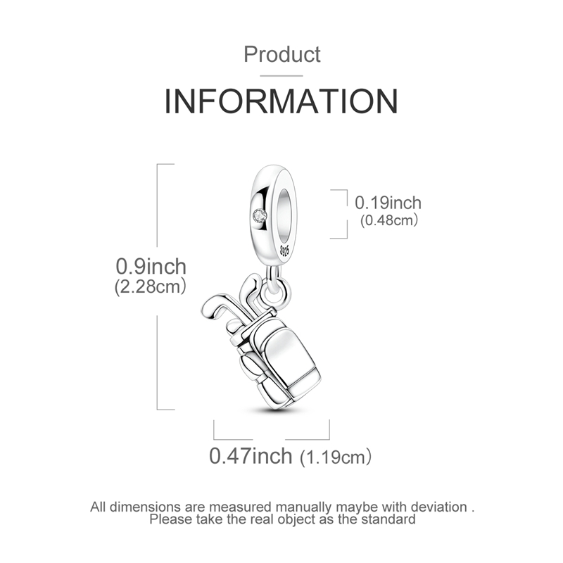 100% 925 Sterling Silver Golf  - Golf Equipment For Women avaliação e preço