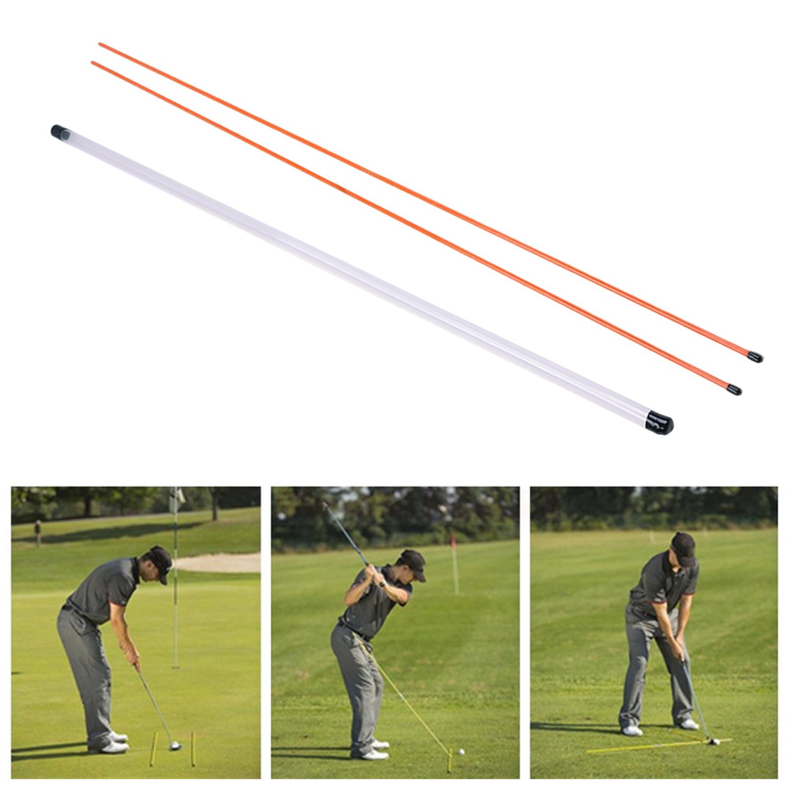2Pcs Golf Alignment Sticks for - Golf Equipment Youtube avaliação e preço