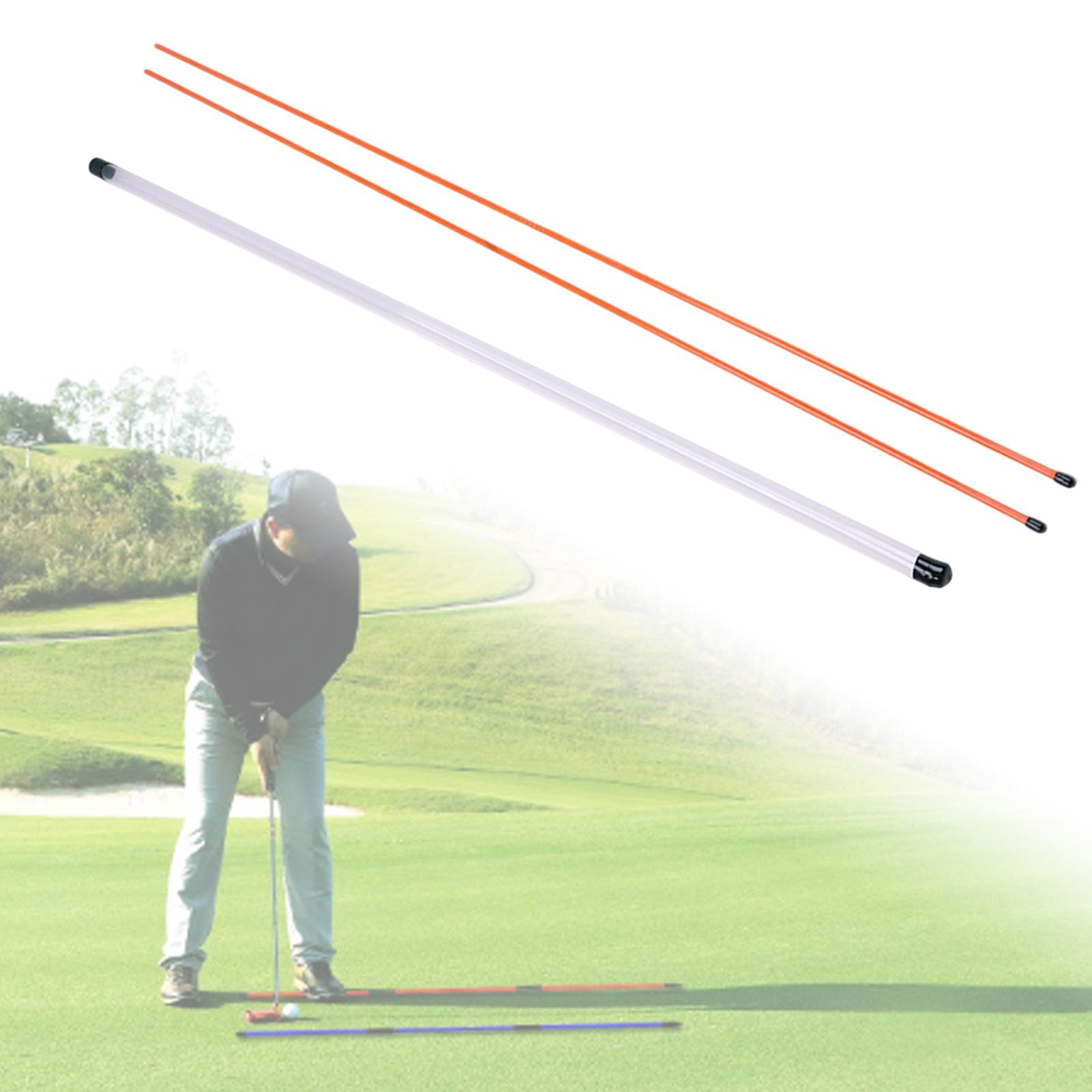 2Pcs Golf Alignment Sticks for - Golf Equipment Youtube avaliação e preço