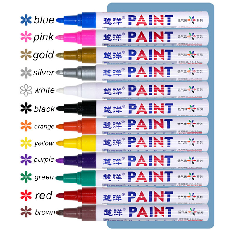 12 Color White Waterproof Rubb - Tee Height Marker avaliação e preço