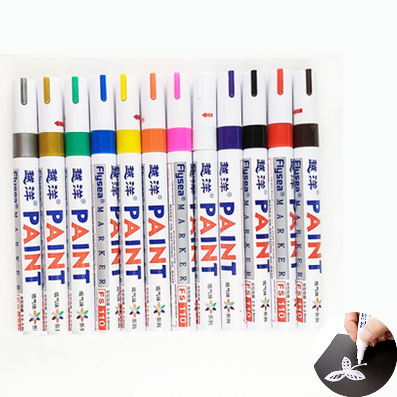 12 Color White Waterproof Rubb - Tee Height Marker avaliação e preço