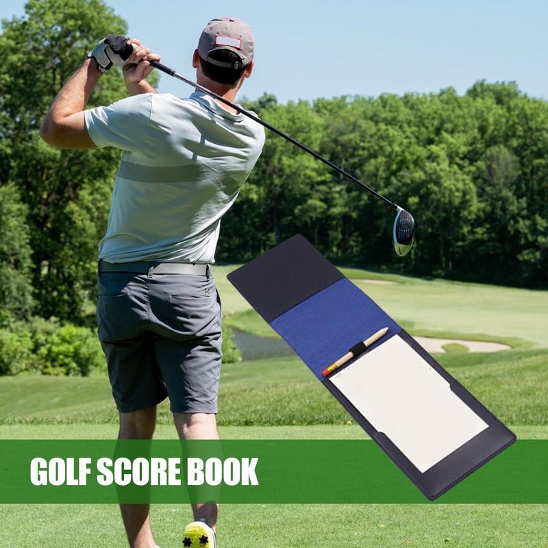 Golf Yardage Book Holder PU Le - Golf Scorecard Holder avaliação e preço