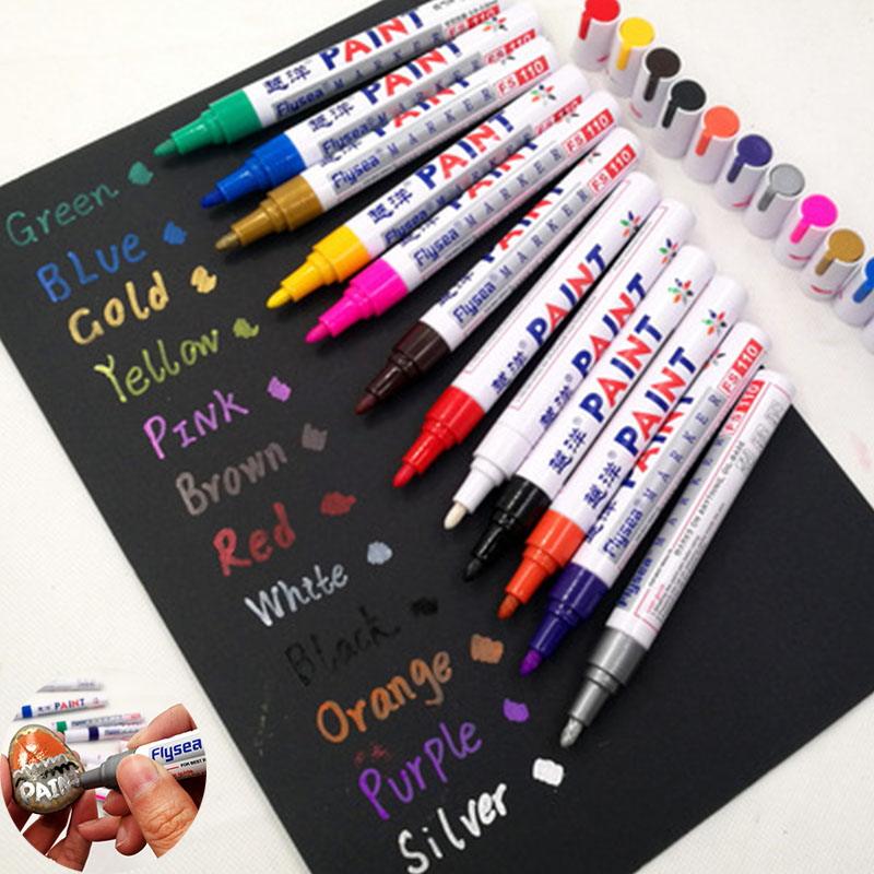 12 Color White Waterproof Rubb - Tee Height Marker avaliação e preço